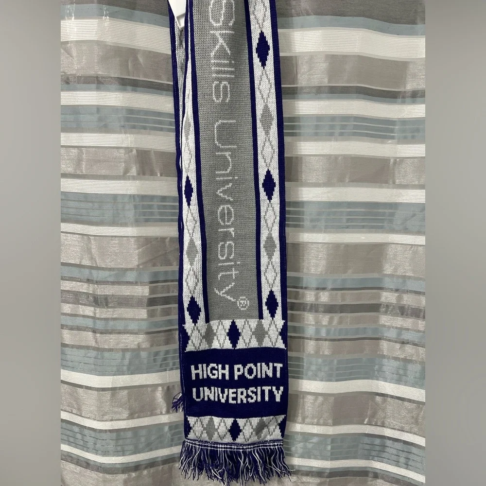 High Point University Purple Scarf